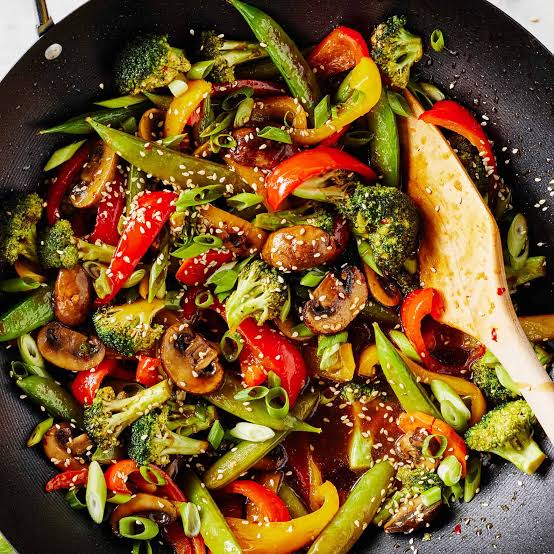 VEG STIR-FRIED