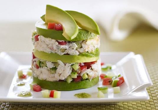 Avocado Tower Salad