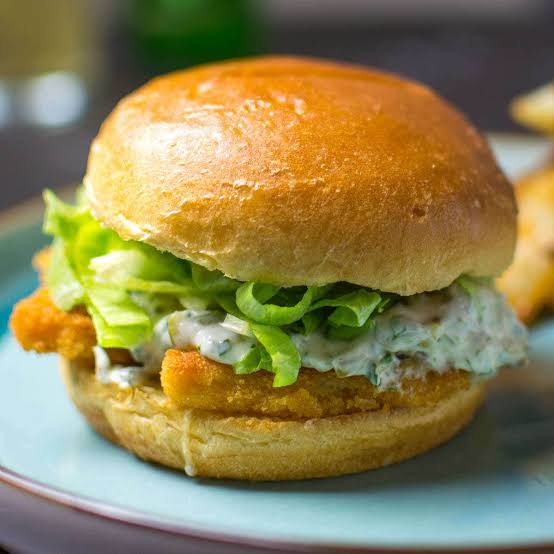 Normal fish burger