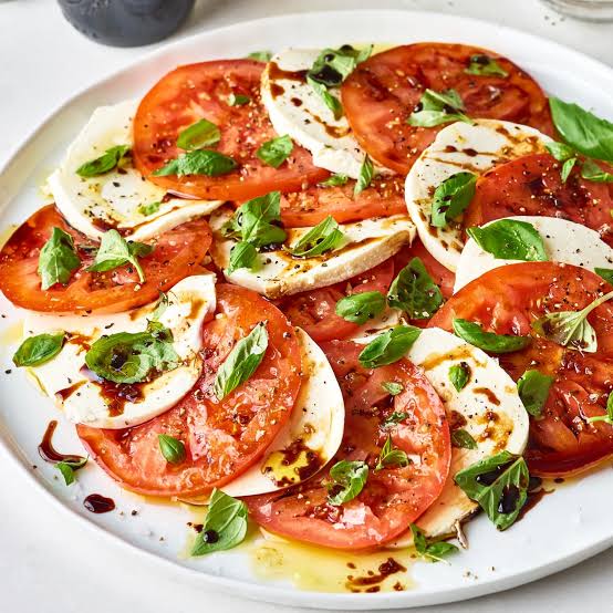 Mozzarella Cheese and Tomato Salad